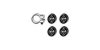 HJS 82 32 3571 Mounting Kit, silencer